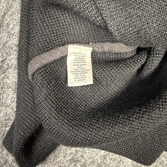 LOFT Black Textured Knit Top - Picture 4 of 4